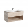 Тумба под раковину Sancos Marmi 1.0 90 MR1.090EG подвесная Дуб галифакс натуральный, купить, цена, заказать, магазин, доставка, скидка, промокод, купить, цена, заказать, магазин, доставка, скидка, промокод