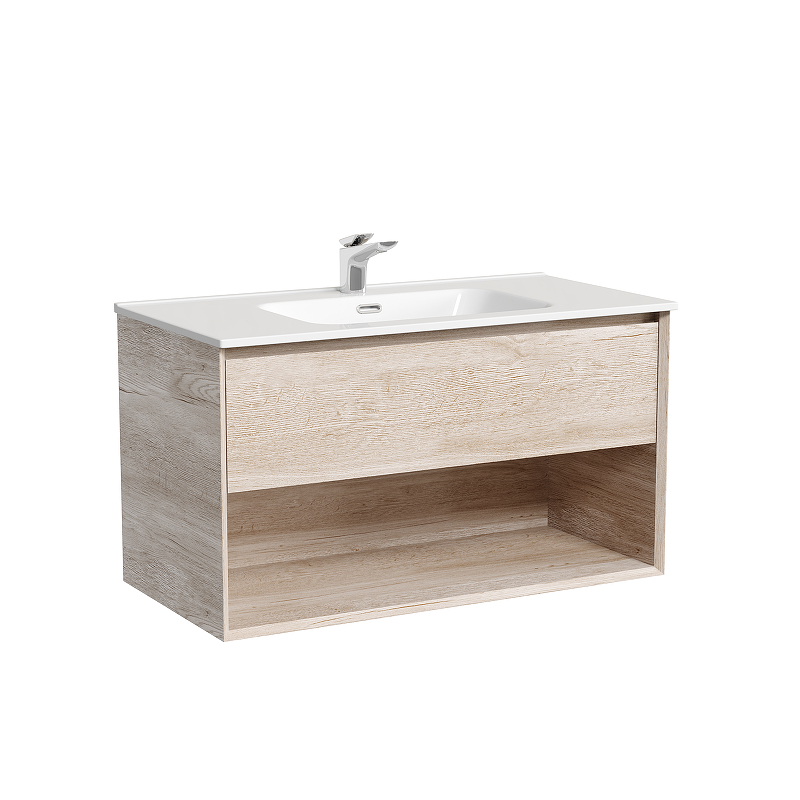 Тумба под раковину Sancos Marmi 1.0 90 MR1.090EG подвесная Дуб галифакс натуральный, купить, цена, заказать, магазин, доставка, скидка, промокод, купить, цена, заказать, магазин, доставка, скидка, промокод