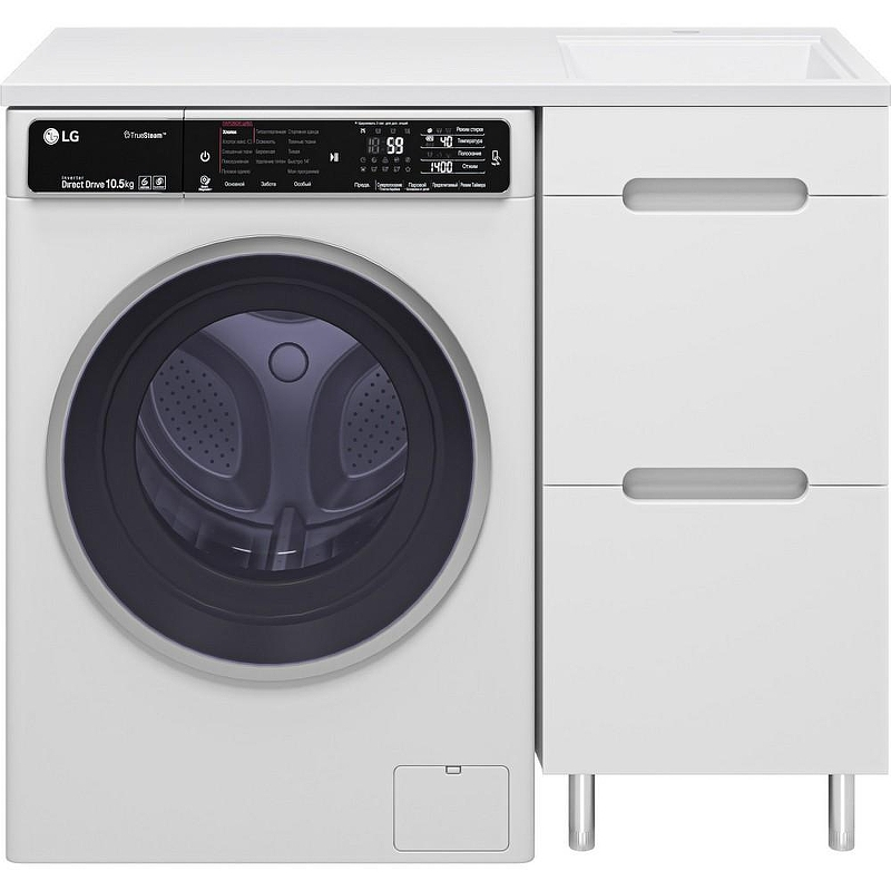 Тумба под раковину Misty Байкал 100 Э-Бай06040-022Я Белая, купить, цена, заказать, магазин, доставка, скидка, промокод, купить, цена, заказать, магазин, доставка, скидка, промокод