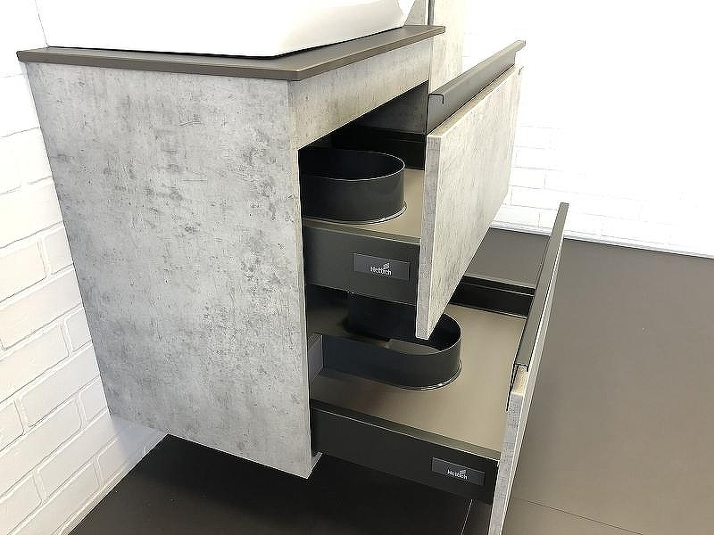 Тумба с раковиной Comforty Эдинбург 60-2 00-00005700 подвесная Бетон светлый, купить, цена, заказать, магазин, доставка, скидка, промокод, купить, цена, заказать, магазин, доставка, скидка, промокод