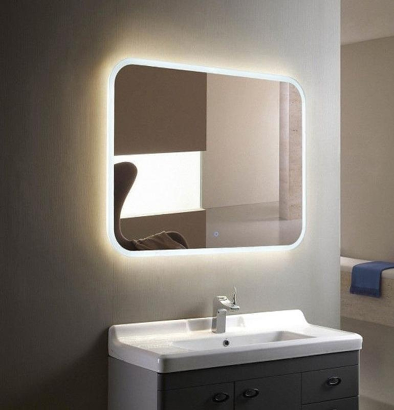 Зеркало Creto Milano 80 1-800680M с подсветкой с сенсорным выключателем, купить, цена, заказать, магазин, доставка, скидка, промокод, купить, цена, заказать, магазин, доставка, скидка, промокод