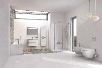 Шкаф пенал Ravak SB Chrome 39 R X000000967 подвесной Капучино Белый