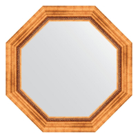 Зеркало Evoform Octagon 71х71 BY 7343 в багетной раме - Римское золото 88, купить, цена, заказать, магазин, доставка, скидка, промокод, купить, цена, заказать, магазин, доставка, скидка, промокод