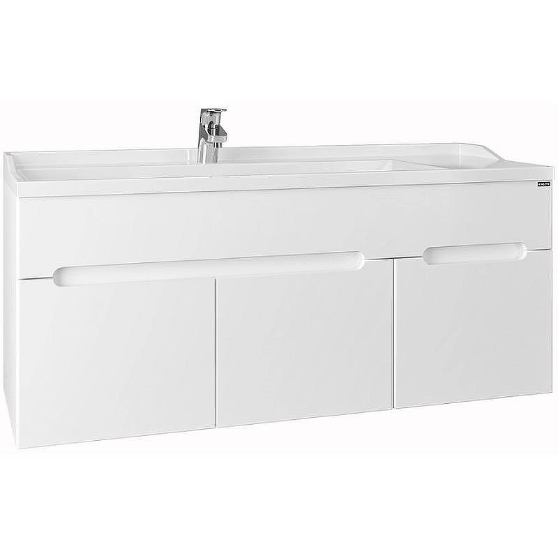 Тумба под раковину СанТа Лондон 120 224032 подвесная Белая, купить, цена, заказать, магазин, доставка, скидка, промокод, купить, цена, заказать, магазин, доставка, скидка, промокод