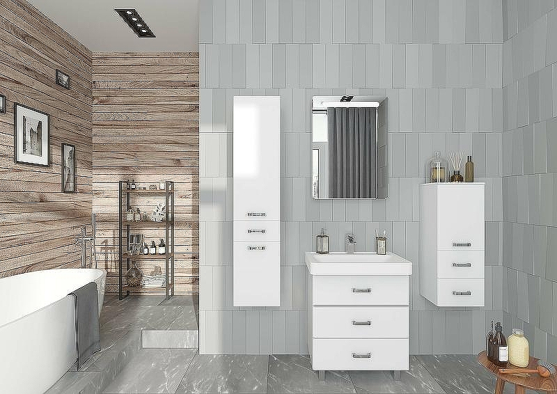 Подвесной шкаф Aquaton Америна 34 1A137803AM010 Белый, купить, цена, заказать, магазин, доставка, скидка, промокод, купить, цена, заказать, магазин, доставка, скидка, промокод