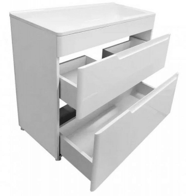 Тумба с раковиной Эстет Kare Luxe 70 ФР-00007071 Белая