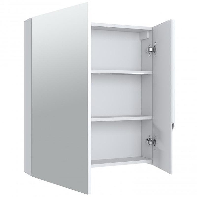 Зеркальный шкаф Runo Стокгольм 70 00-00001127 Белый, купить, цена, заказать, магазин, доставка, скидка, промокод, купить, цена, заказать, магазин, доставка, скидка, промокод