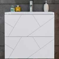 Тумба под раковину Бриклаер Кристалл 60 4627125415944 подвесная Белая, купить, цена, заказать, магазин, доставка, скидка, промокод, купить, цена, заказать, магазин, доставка, скидка, промокод