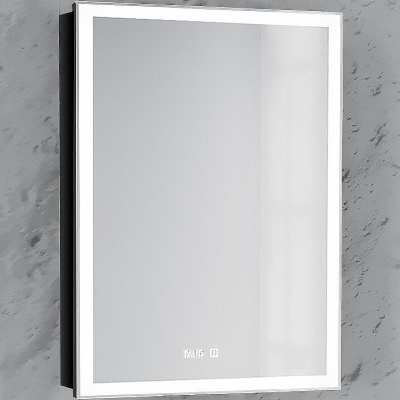 Зеркальный шкаф Laparet Sinergia 60 Sin.03.60/A с подсветкой Антрацит