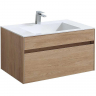 Тумба под раковину Vincea Chiara 80 VMC-2C800NO подвесная N.Oak, купить, цена, заказать, магазин, доставка, скидка, промокод, купить, цена, заказать, магазин, доставка, скидка, промокод