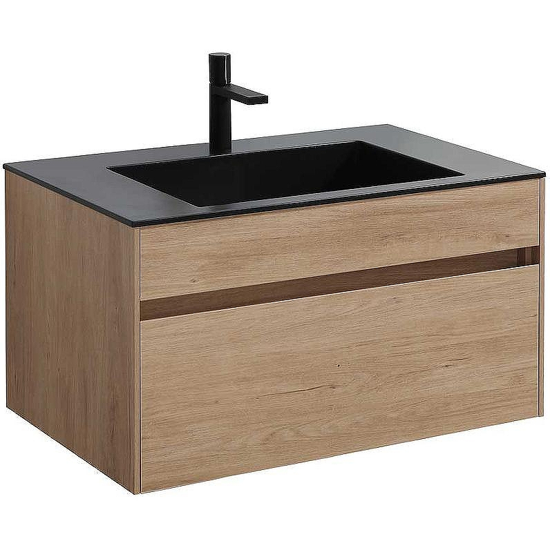 Тумба под раковину Vincea Chiara 80 VMC-2C800NO подвесная N.Oak, купить, цена, заказать, магазин, доставка, скидка, промокод, купить, цена, заказать, магазин, доставка, скидка, промокод