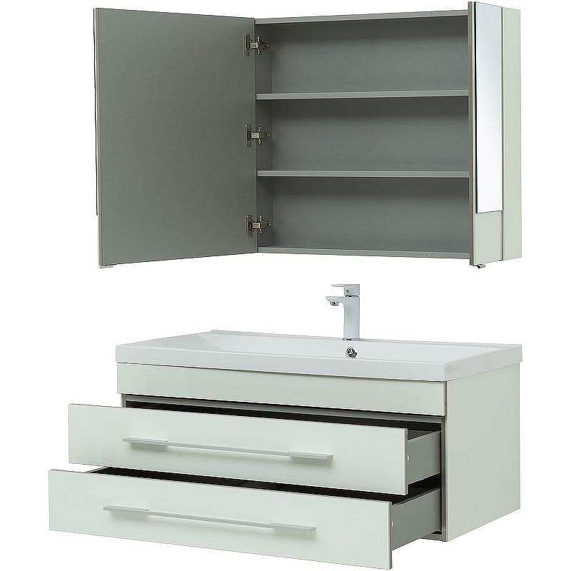 Комплект мебели для ванной Aquanet Верона 100 287649 подвесной Белый, купить, цена, заказать, магазин, доставка, скидка, промокод, купить, цена, заказать, магазин, доставка, скидка, промокод