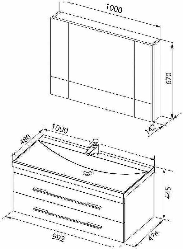 Комплект мебели для ванной Aquanet Верона 100 287649 подвесной Белый, купить, цена, заказать, магазин, доставка, скидка, промокод, купить, цена, заказать, магазин, доставка, скидка, промокод