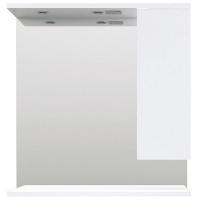 Зеркало со шкафом 1MarKa Кода 80 Лайт с подсветкой Белый глянец, купить, цена, заказать, магазин, доставка, скидка, промокод, купить, цена, заказать, магазин, доставка, скидка, промокод