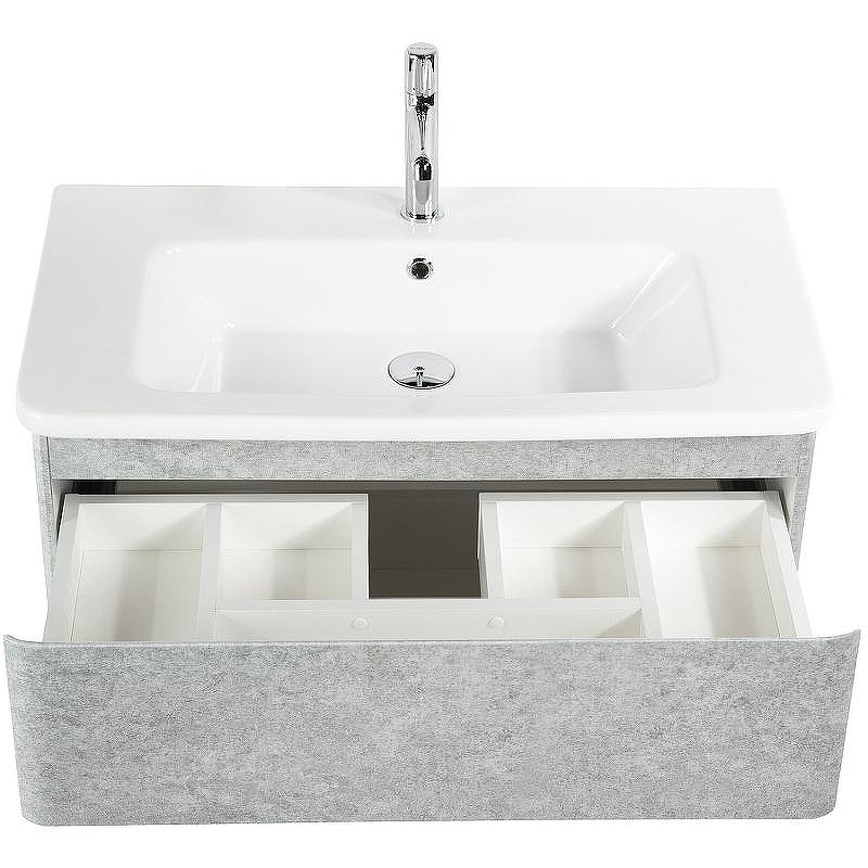 Тумба под раковину BelBagno 80 ALBANO-CER-800-2C-SO-CVG подвесная Cemento Verona Grigio, купить, цена, заказать, магазин, доставка, скидка, промокод, купить, цена, заказать, магазин, доставка, скидка, промокод