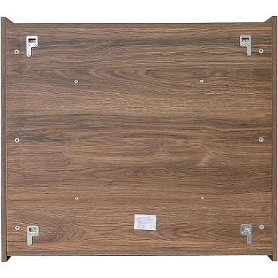 Зеркальный шкаф Comforty Соло 90 00-00010980 Дуб темно-коричневый