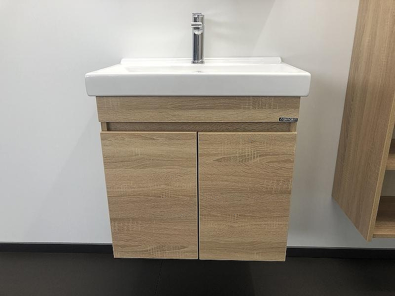 Тумба с раковиной Comforty Тромсе 60 00004142217 подвесная Дуб сонома, купить, цена, заказать, магазин, доставка, скидка, промокод, купить, цена, заказать, магазин, доставка, скидка, промокод
