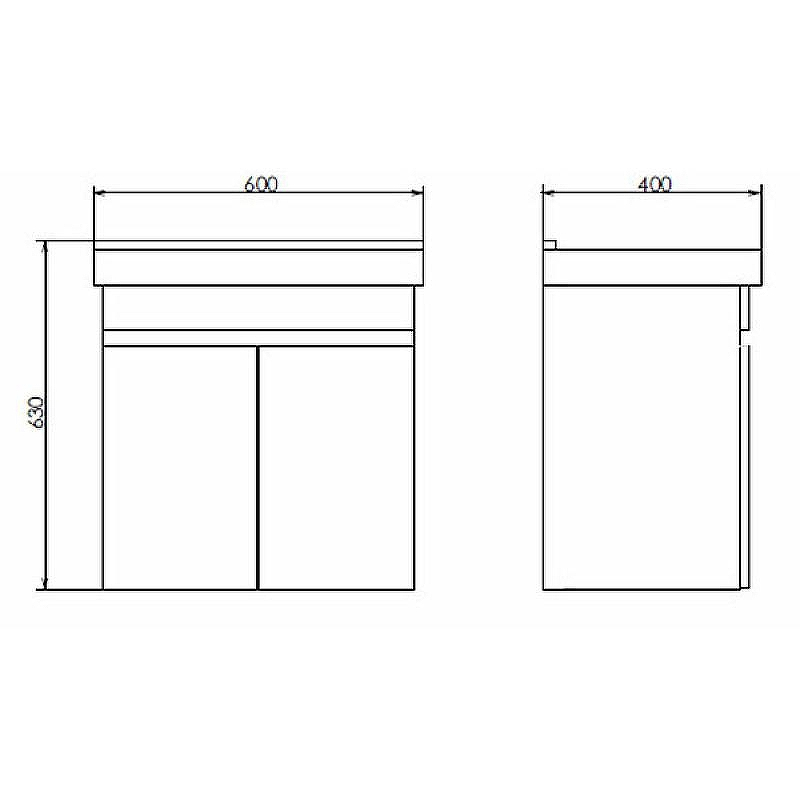 Тумба с раковиной Comforty Тромсе 60 00004142217 подвесная Дуб сонома, купить, цена, заказать, магазин, доставка, скидка, промокод, купить, цена, заказать, магазин, доставка, скидка, промокод
