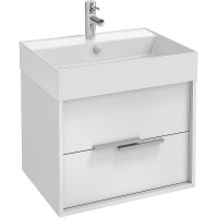 Тумба под раковину Jacob Delafon Vivienne 60 EB1666-J5-J5 подвесная Белая глянцевая, купить, цена, заказать, магазин, доставка, скидка, промокод, купить, цена, заказать, магазин, доставка, скидка, промокод