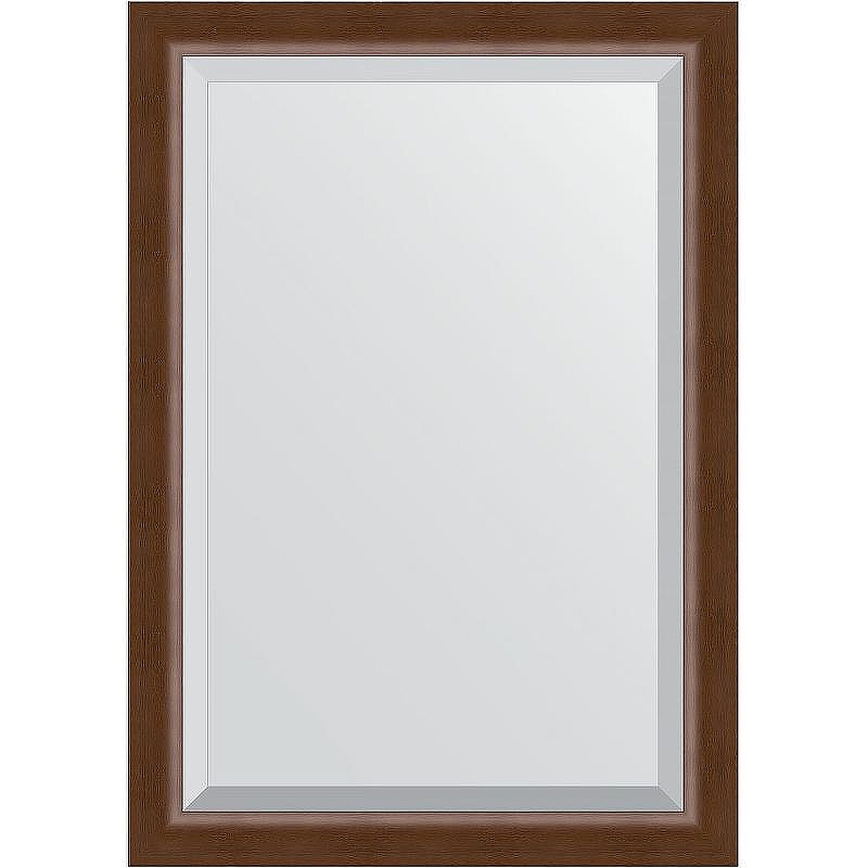 Зеркало Evoform Exclusive 102х72 BY 1197 с фацетом в багетной раме - Орех 65, купить, цена, заказать, магазин, доставка, скидка, промокод, купить, цена, заказать, магазин, доставка, скидка, промокод