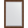 Зеркало Evoform Exclusive 102х72 BY 1197 с фацетом в багетной раме - Орех 65, купить, цена, заказать, магазин, доставка, скидка, промокод, купить, цена, заказать, магазин, доставка, скидка, промокод