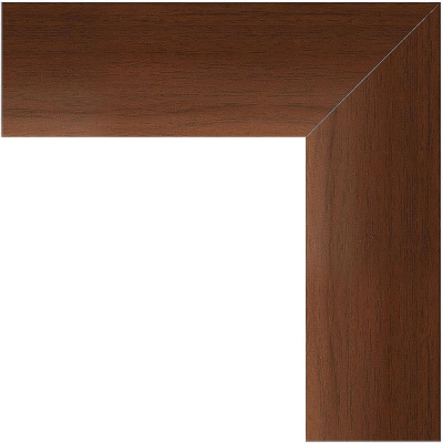 Зеркало Evoform Exclusive 102х72 BY 1197 с фацетом в багетной раме - Орех 65