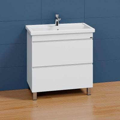 Тумба под раковину СанТа Марс 80 700295 Белая