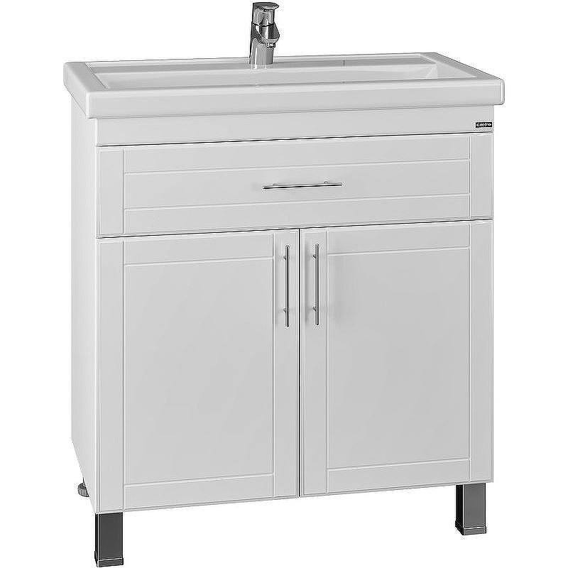 Тумба под раковину СанТа Дублин 80 223005 Белая, купить, цена, заказать, магазин, доставка, скидка, промокод, купить, цена, заказать, магазин, доставка, скидка, промокод