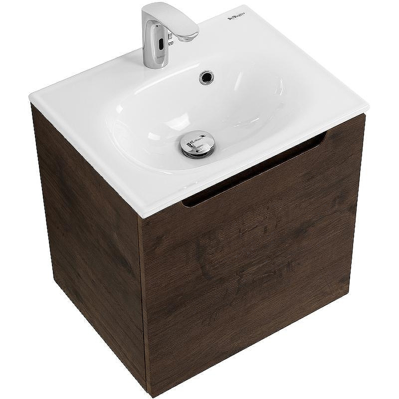 Тумба под раковину BelBagno Etna 50 R ETNA-500-1A-SO-RW-P-R подвесная Rovere Moro, купить, цена, заказать, магазин, доставка, скидка, промокод, купить, цена, заказать, магазин, доставка, скидка, промокод