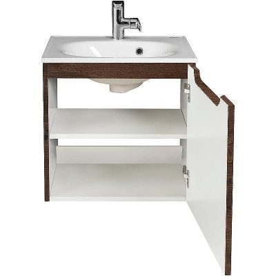 Тумба под раковину BelBagno Etna 50 R ETNA-500-1A-SO-RW-P-R подвесная Rovere Moro