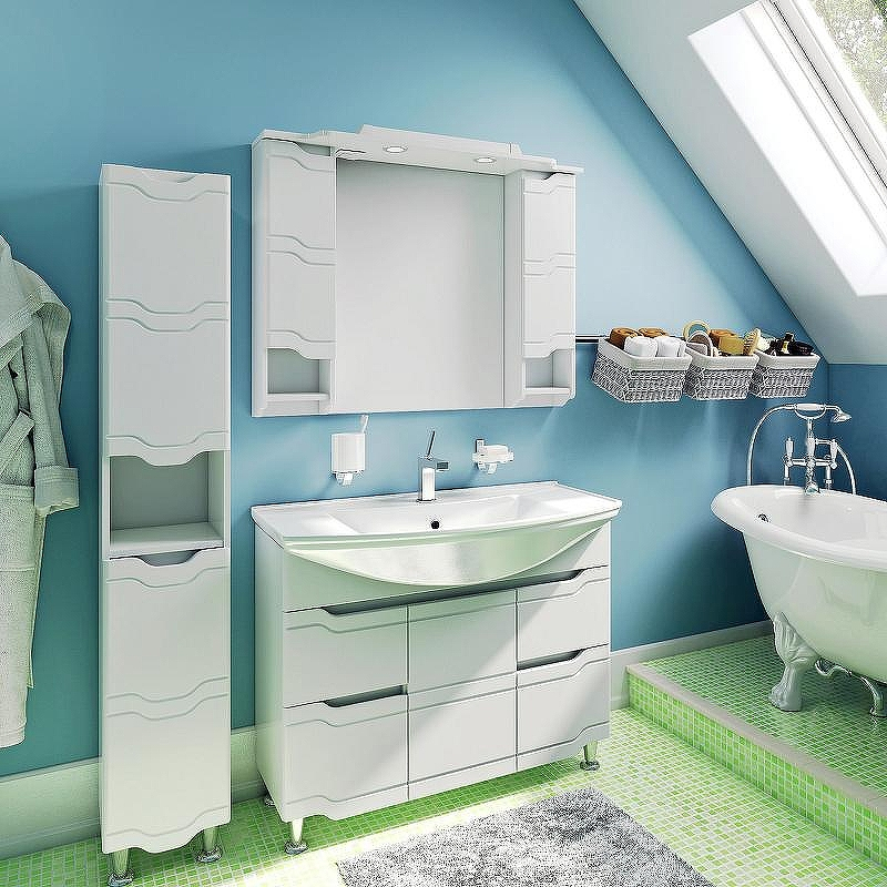 Шкаф пенал Runo Стиль 30 R 00000001122 с бельевой корзиной Белый, купить, цена, заказать, магазин, доставка, скидка, промокод, купить, цена, заказать, магазин, доставка, скидка, промокод