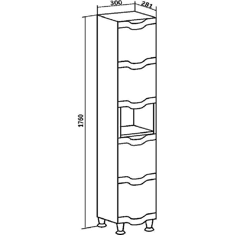 Шкаф пенал Runo Стиль 30 R 00000001122 с бельевой корзиной Белый, купить, цена, заказать, магазин, доставка, скидка, промокод, купить, цена, заказать, магазин, доставка, скидка, промокод