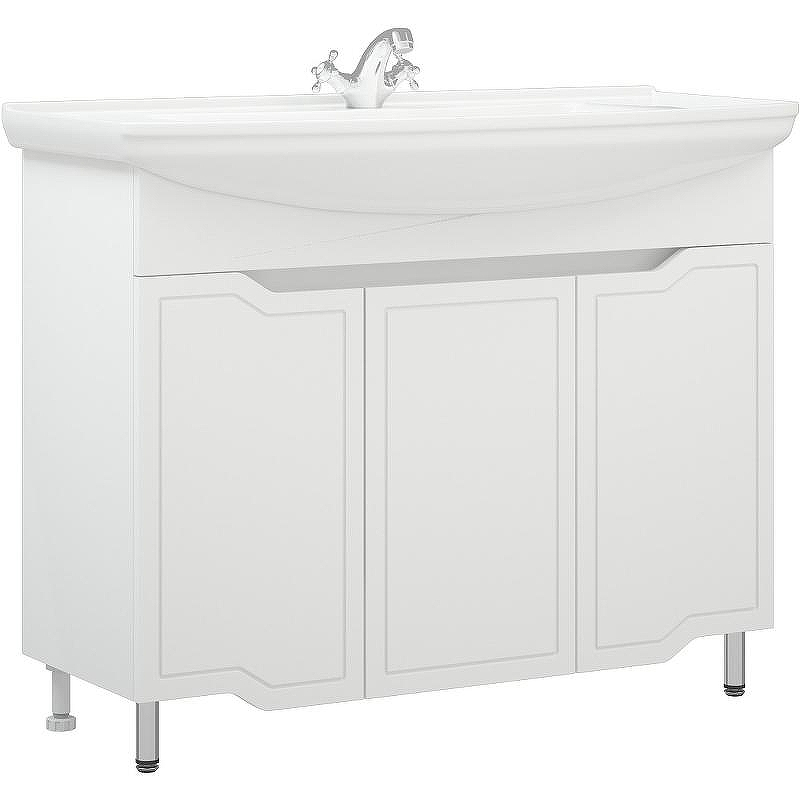 Тумба под раковину Corozo Мирра 105 SD-00001544 Белая, купить, цена, заказать, магазин, доставка, скидка, промокод, купить, цена, заказать, магазин, доставка, скидка, промокод