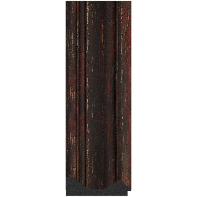 Зеркало Evoform Exclusive 109х79 BY 3473 с фацетом в багетной раме - Темный прованс 99