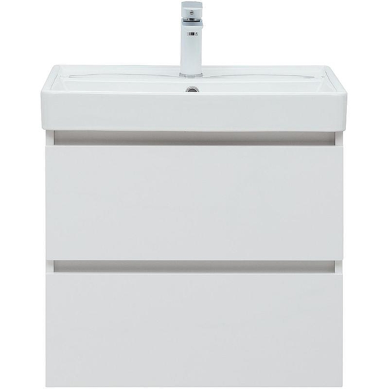 Тумба с раковиной Aquanet Вега 60 308319 подвесная Белый глянец, купить, цена, заказать, магазин, доставка, скидка, промокод, купить, цена, заказать, магазин, доставка, скидка, промокод