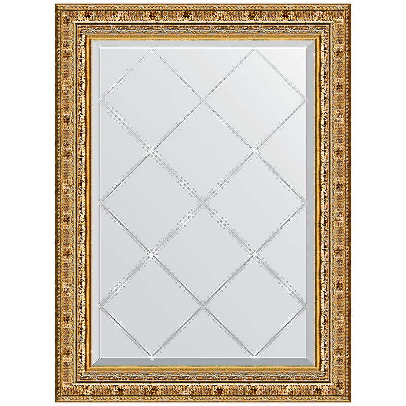 Зеркало Evoform Exclusive-G 87х65 BY 4095 с гравировкой в багетной раме - Сусальное золото 80, купить, цена, заказать, магазин, доставка, скидка, промокод, купить, цена, заказать, магазин, доставка, скидка, промокод