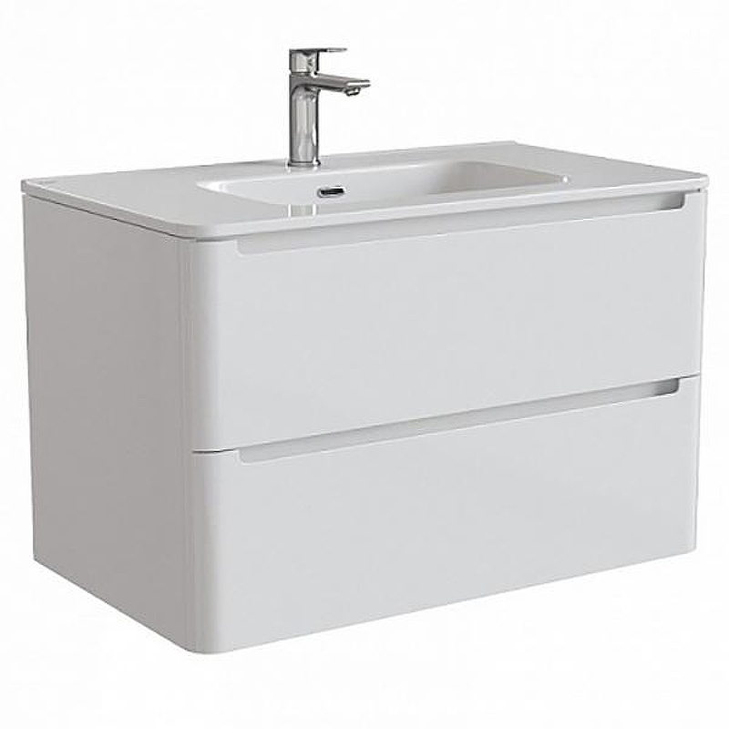 Тумба с раковиной Iddis Edifice 80 подвесная Белая, купить, цена, заказать, магазин, доставка, скидка, промокод, купить, цена, заказать, магазин, доставка, скидка, промокод