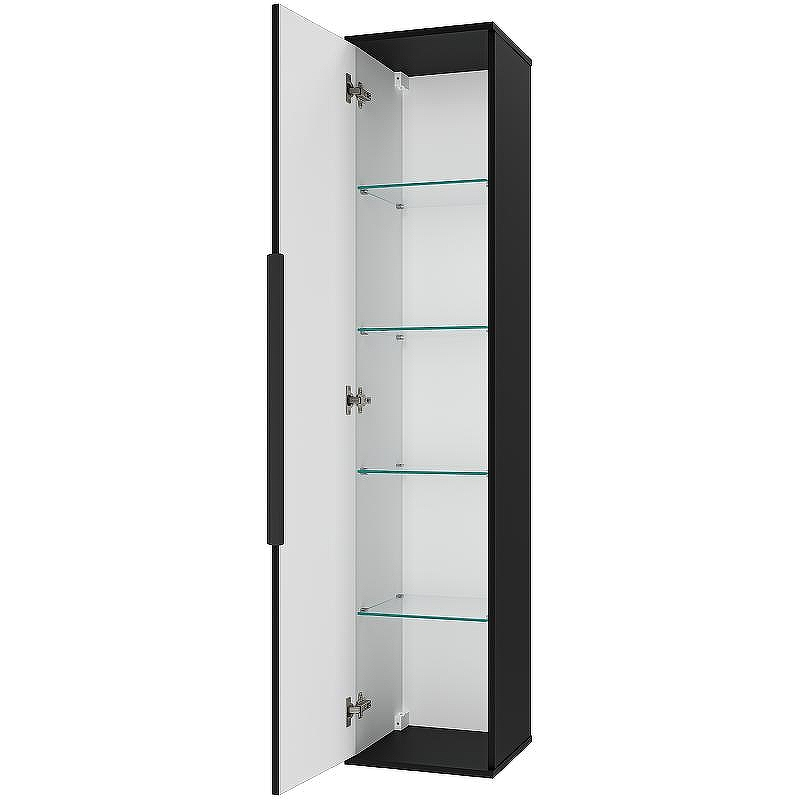 Шкаф пенал Brevita Savoy 35 SAV-05035-030 подвесной Черный матовый, купить, цена, заказать, магазин, доставка, скидка, промокод, купить, цена, заказать, магазин, доставка, скидка, промокод