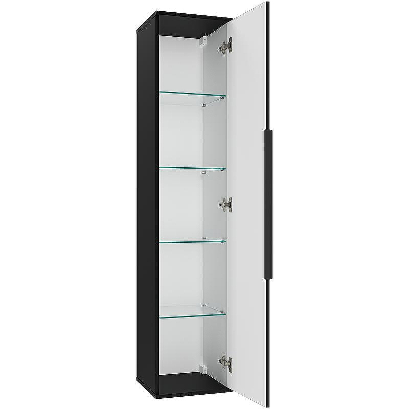 Шкаф пенал Brevita Savoy 35 SAV-05035-030 подвесной Черный матовый, купить, цена, заказать, магазин, доставка, скидка, промокод, купить, цена, заказать, магазин, доставка, скидка, промокод