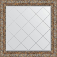 Зеркало Evoform Exclusive-G 85х85 BY 4316 с гравировкой в багетной раме - Виньетка античная бронза 85, купить, цена, заказать, магазин, доставка, скидка, промокод, купить, цена, заказать, магазин, доставка, скидка, промокод