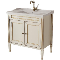 Тумба под раковину Caprigo Albion Promo 80 33312-В002 Бежевая матовая, купить, цена, заказать, магазин, доставка, скидка, промокод, купить, цена, заказать, магазин, доставка, скидка, промокод