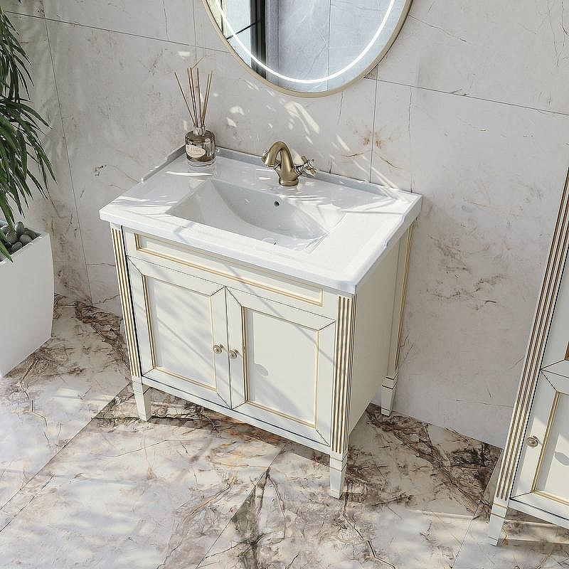 Тумба под раковину Caprigo Albion Promo 80 33312-В002 Бежевая матовая, купить, цена, заказать, магазин, доставка, скидка, промокод, купить, цена, заказать, магазин, доставка, скидка, промокод