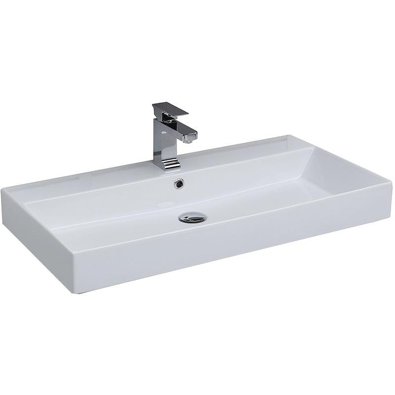 Комплект мебели для ванной Aquanet Нью-Йорк 85 211661 подвесной Шпон Орех, купить, цена, заказать, магазин, доставка, скидка, промокод, купить, цена, заказать, магазин, доставка, скидка, промокод