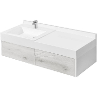 Тумба под раковину Aquaton Сакура 100 1A234901SKW80 подвесная Ольха наварра Белый глянец, купить, цена, заказать, магазин, доставка, скидка, промокод, купить, цена, заказать, магазин, доставка, скидка, промокод