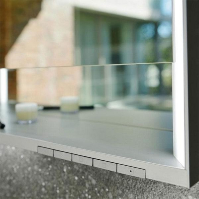 Зеркальный шкаф Keuco Royal Lumos 100 14304 171301 с подсветкой Серебрянный