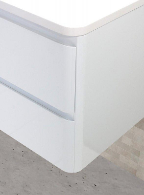 Тумба под раковину BelBagno ALBANO-900-2C-SO-BL подвесная Bianco Lucido