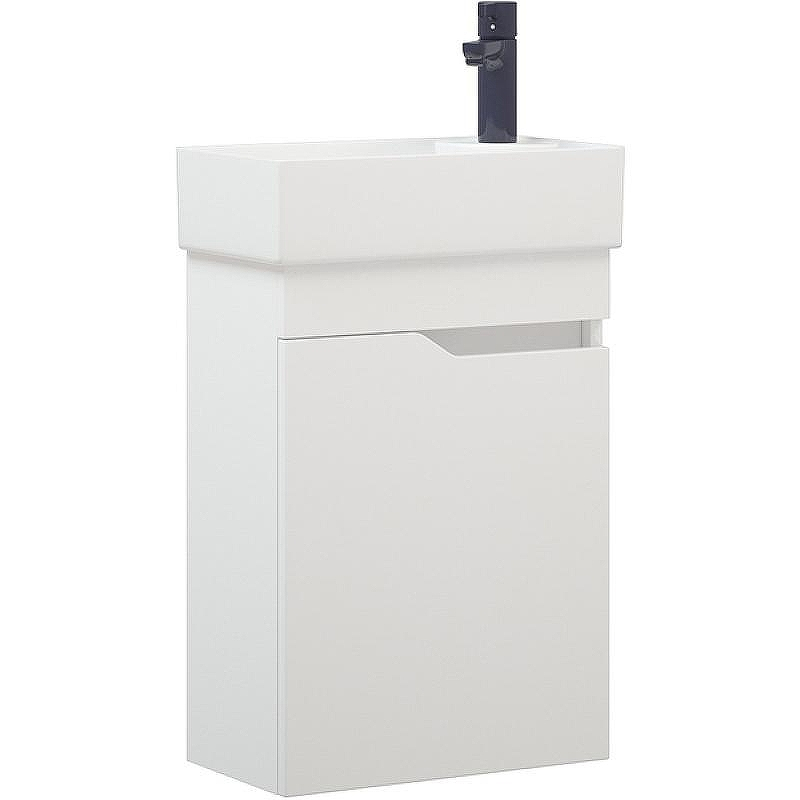 Тумба под раковину Corozo Теона 45 SD-00001628 подвесная Белая, купить, цена, заказать, магазин, доставка, скидка, промокод, купить, цена, заказать, магазин, доставка, скидка, промокод