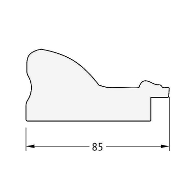 Зеркало Evoform Octagon 65х65 BY 3776 в багетной раме - Виньетка античное серебро 85