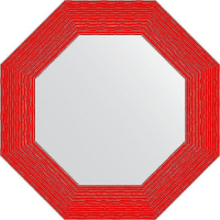 Зеркало Evoform Octagon 57х57 BY 3883 в багетной раме - Красная волна 89, купить, цена, заказать, магазин, доставка, скидка, промокод, купить, цена, заказать, магазин, доставка, скидка, промокод