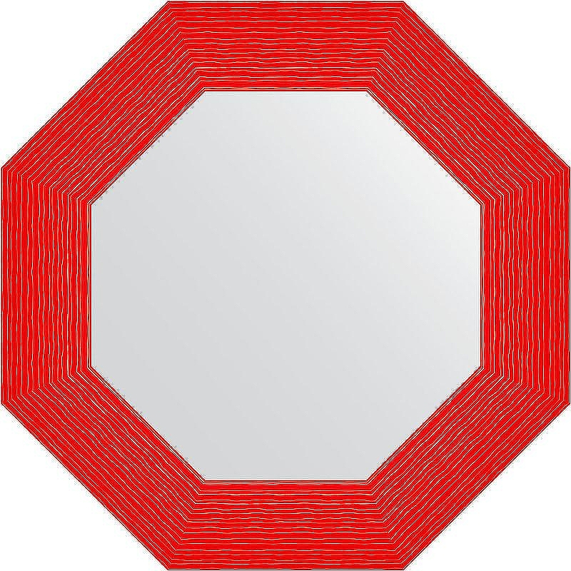 Зеркало Evoform Octagon 57х57 BY 3883 в багетной раме - Красная волна 89, купить, цена, заказать, магазин, доставка, скидка, промокод, купить, цена, заказать, магазин, доставка, скидка, промокод
